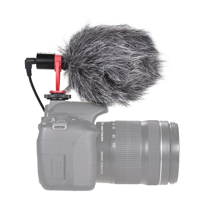 Метален видео микрофон 3.5mm жак За Huawei Canon Nikon Sony 