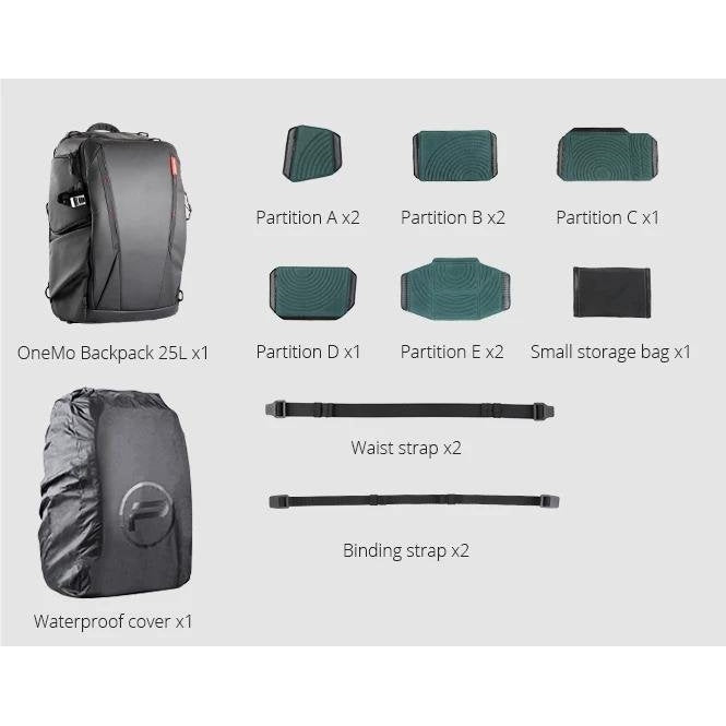 PGYTECH Водоустойчива раница + чанта за рамо OneMo