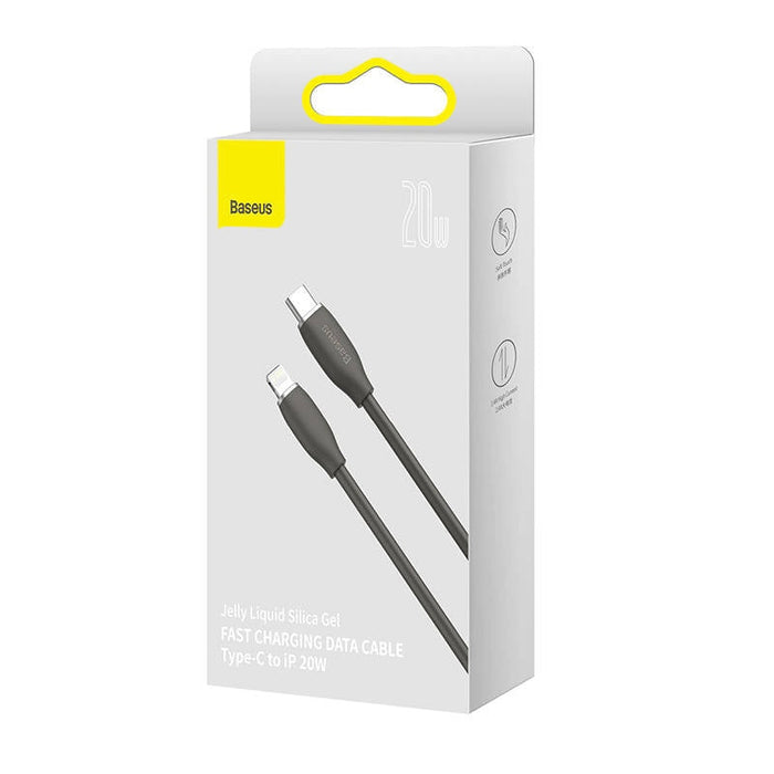 Кабел за зареждане USB-C към Lightning Baseus Jelly 20W