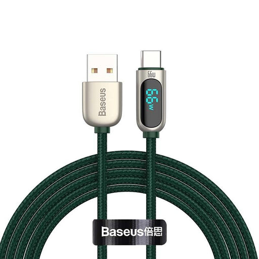 Кабел за зареждане с дисплей USB към USB - C Baseus 66W