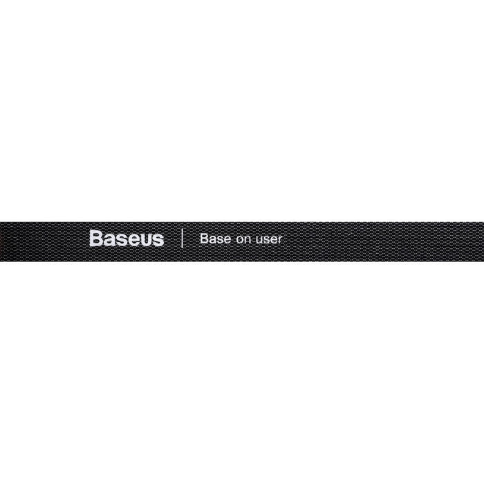Велкро органайзер за кабели Baseus Colorful Circle Velcro, 1m, черен