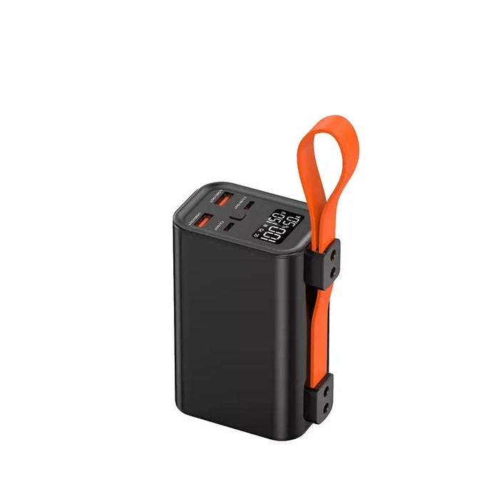 Преносима батерия Vektros VB100, 100W, 30000mAh, Зареждане на Смартфон, Лаптоп, Фенер