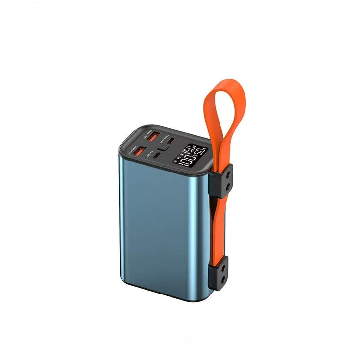 Преносима батерия Vektros VB100, 100W, 30000mAh, Зареждане на Смартфон, Лаптоп, Фенер