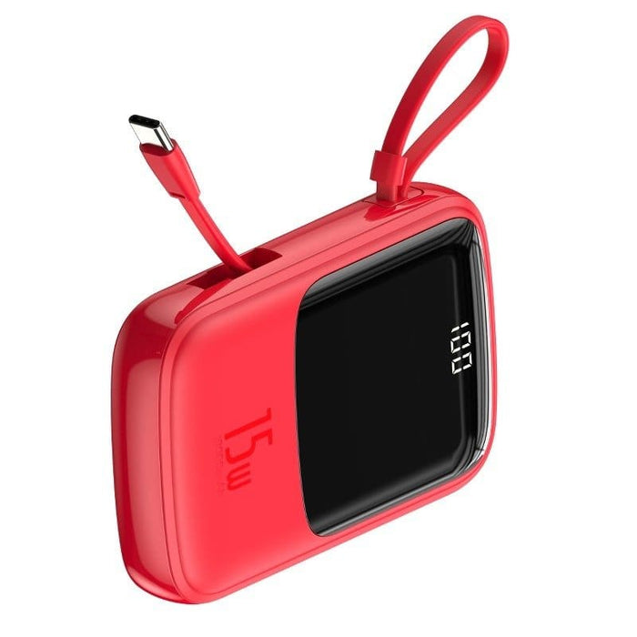 Преносима батерия с USB-C кабел Baseus Qpow 10000mAh 3A 15W