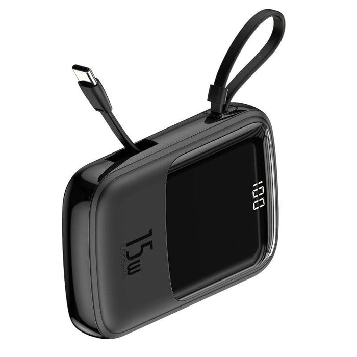 Преносима батерия с USB-C кабел Baseus Qpow 10000mAh 3A 15W
