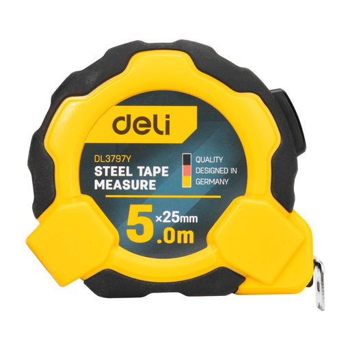 Ролетка Deli Tools EDL3797Y 5m/25mm