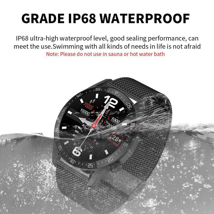 Смарт часовник Vektros VS7 Кръвно налягане Фитнес Тракер ECG