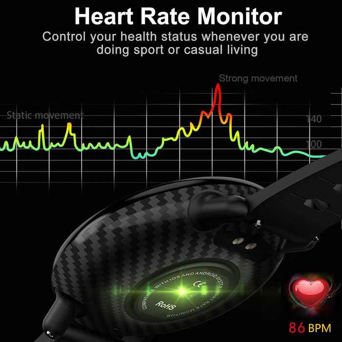 Смарт фитнес часовник Vektros VK1 Пулс Кръвно налягане 