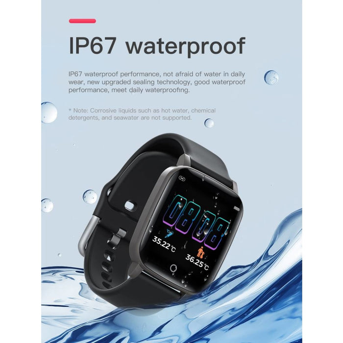 Смарт гривна VT02 Измерване на температурата Пулс 