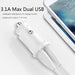 Смарт мини USB зарядно за кола Baseus Quick Charge 4.0+ 5A 