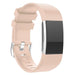 Светлорозова силиконова каишка за Фитбит/Fitbit Charge 2