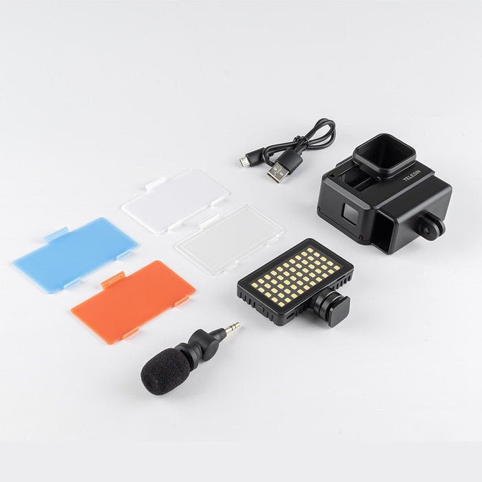 TELESIN Комплект професионално оборудване за влог за GoPro 