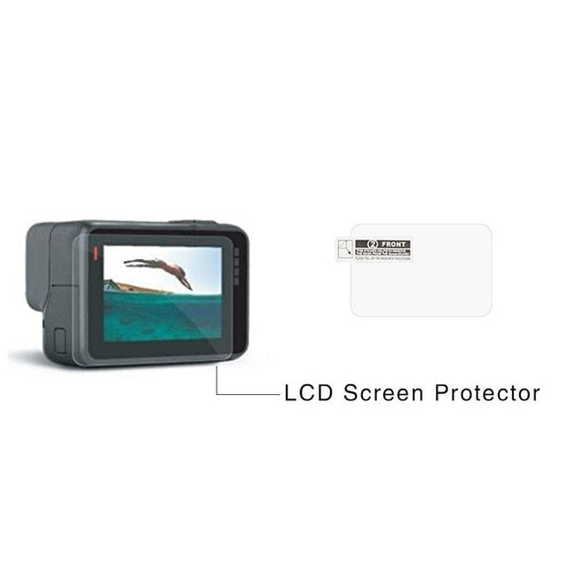 TELESIN Протектор за екран и обектив от закалено стъкло за 