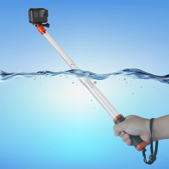 TELESIN Прозрачен плаващ разстегателен селфистик за GoPro 