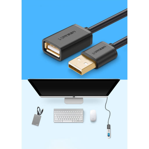 Удължителен кабел USB 2.0 UGREEN 2m