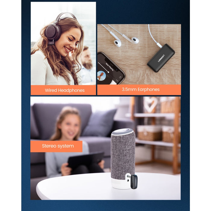 UGREEN CM279 Аудио трансмитер AUX Bluetooth 5.0 aptX