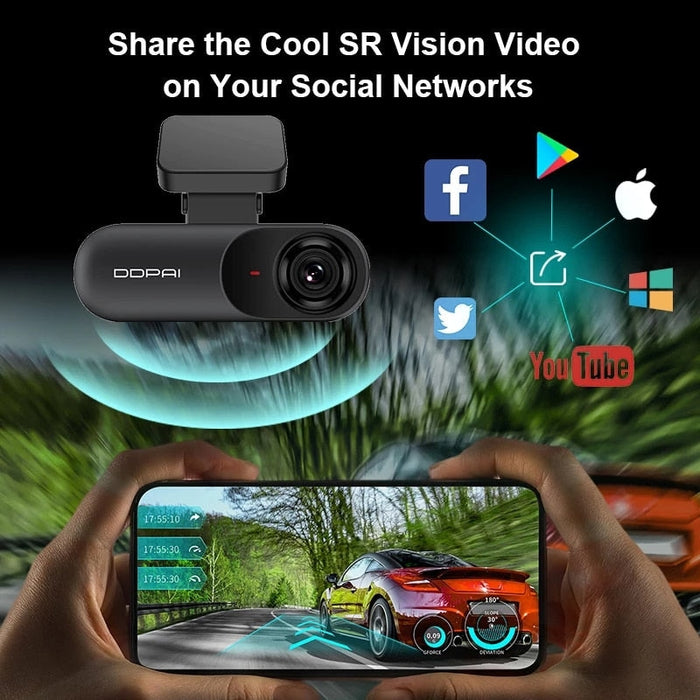 Видеорегистратор Xiaomi DDPAI Dash Cam Mola N3 1600P HD 2K 