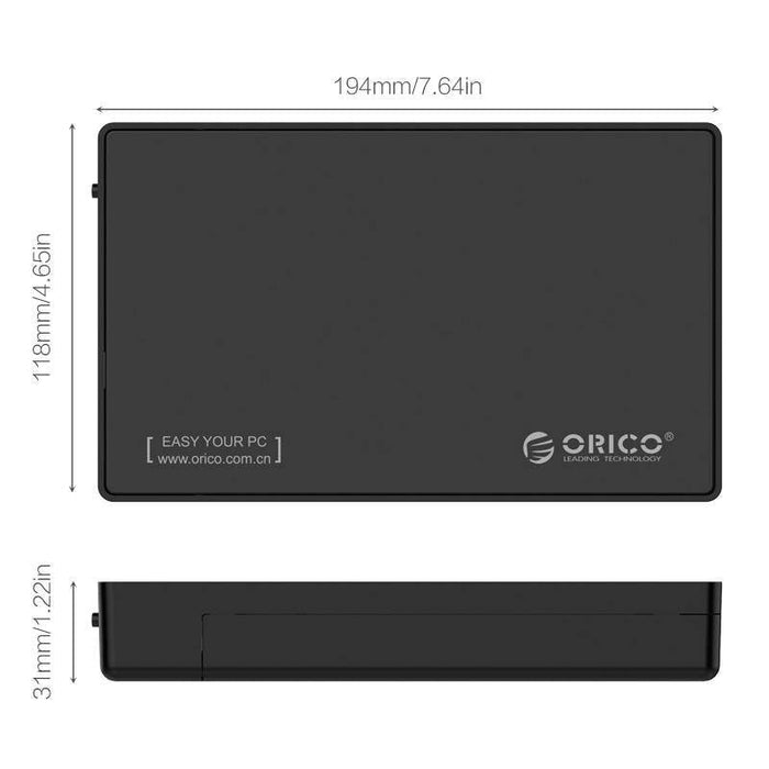 Външна кутия за хард диск Orico 2.5 / 3.5’’ USB-C