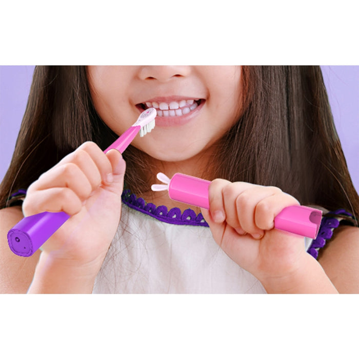 Електрическа детска четка за зъби с комплект накрайници 