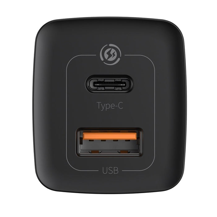 Зарядно Baseus GaN2 Lite USB + USB-C 65W EU